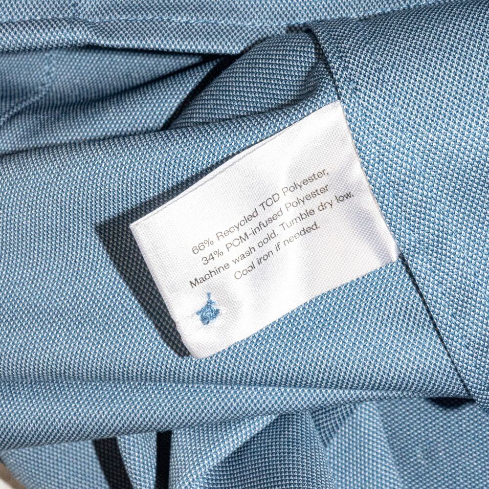Ministry of Supply Men's Button Down Shirt in Blue poly size XL - Picture 5 of 6